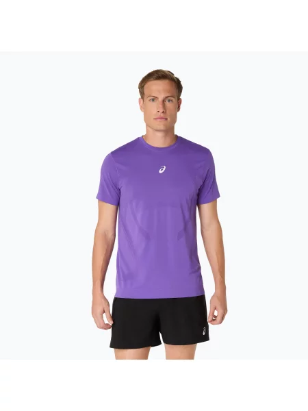 Koszulka do biegania ASICS Road Seamless edo purple fioletowa