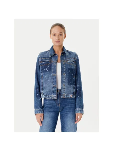 Джинсовая куртка Guess синяя
