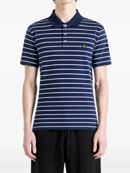 Ριγέ polo Polo Ralph Lauren μπλε