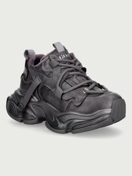 Goe sneakers pentru femei din piele gri