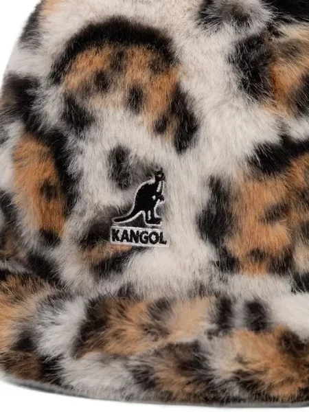 Pălărie Kangol cu imagine cu model leopard cu blană