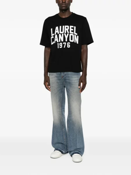 Tricou Amiri cu imagine negru
