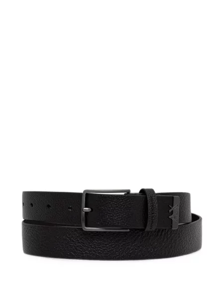 Curea Armani Exchange cu autograf negru