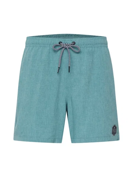 PROTEST Kupaće hlače DAVEY cijan plava / crna bijela