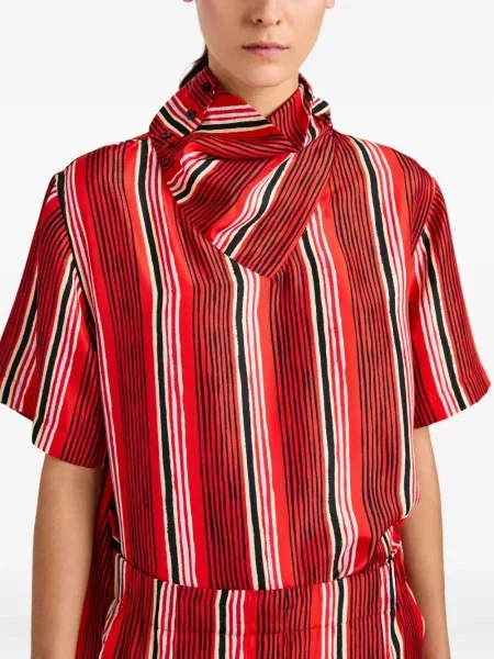 Bluză Proenza Schouler cu dungi roșu