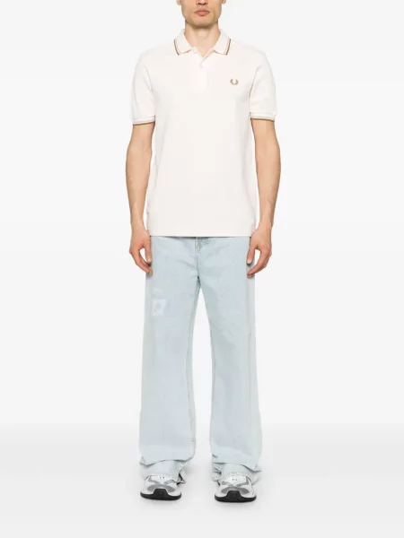 Polo Comme Des Garçons Shirt με κέντημα ροζ