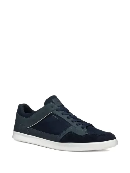 Sneakerși Geox din piele de căprioară albastru