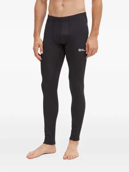 Leggings Jack Wolfskin cu imagine negru