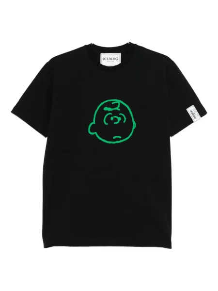 Tricou Iceberg cu imagine negru