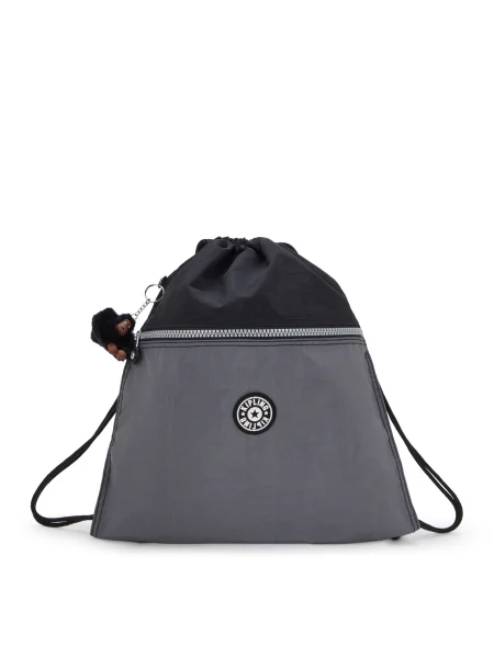KIPLING Ghiozdan sac Supertaboo gri negru