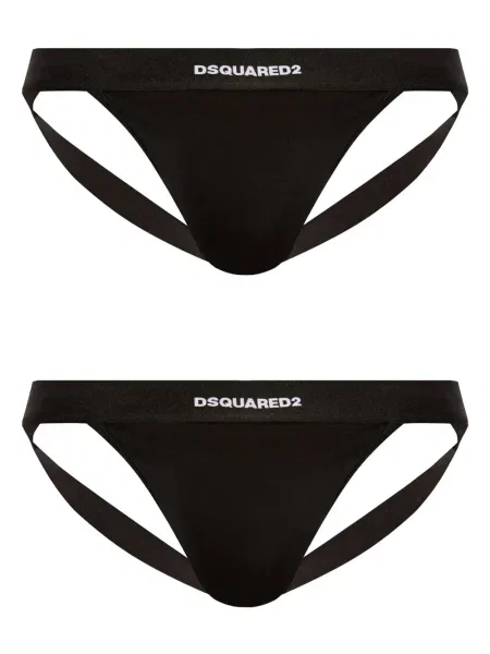 Șosete Dsquared2 cu autograf negru