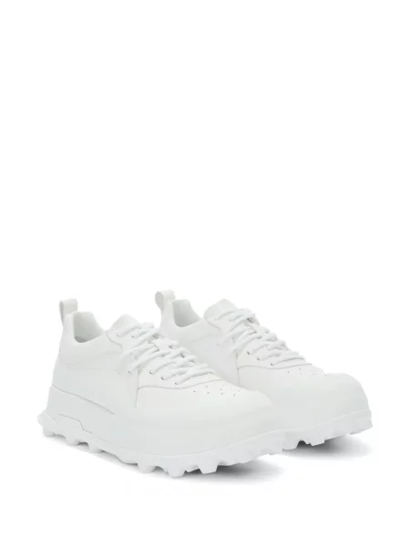 Iš natūralios odos sportbačiai Jil Sander chunky balta