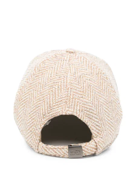 Șapcă Mc2 Saint Barth cu broderie cu model herringbone