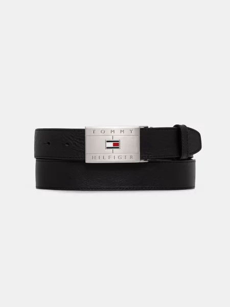 TOMMY HILFIGER Curea / argintiu negru