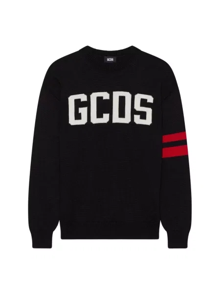 Dzianinowy sweter Gcds czarny