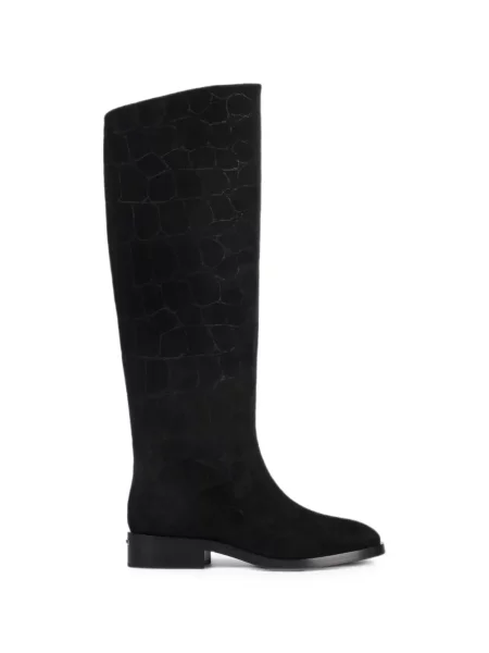 Botine Le Silla din piele de căprioară negru