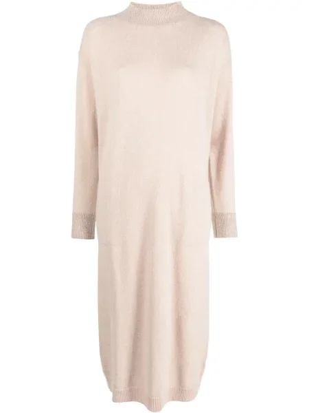 Midi sukienka midi Peserico filcowa garniturowa różowa