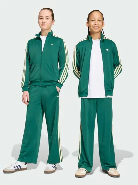 Детские брюки Adidas зеленые