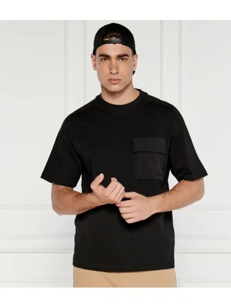BOSS ORANGE Tricou | Relaxed fit negru
