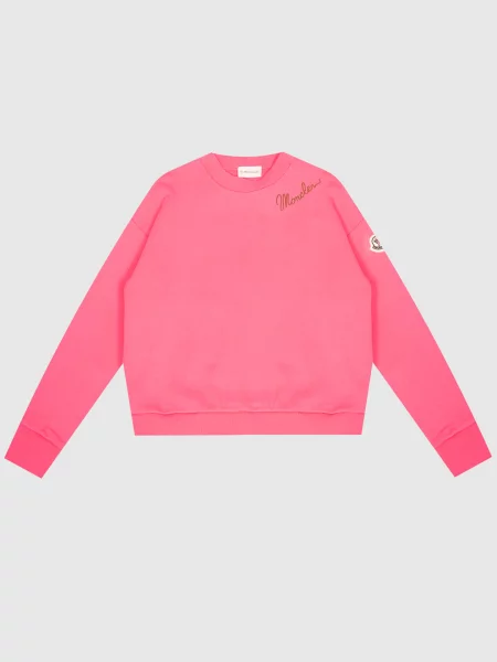 Детский свитшот Moncler Enfant розовый