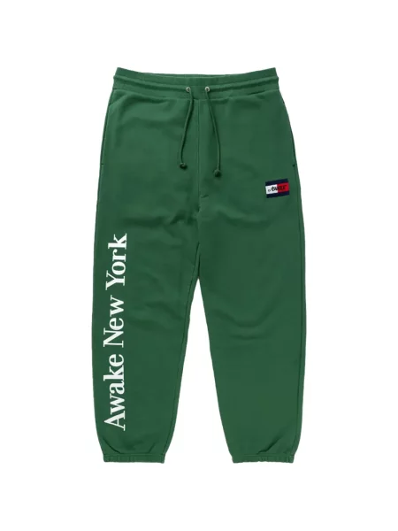 Pantaloni Awake Ny alergare cu autograf verde