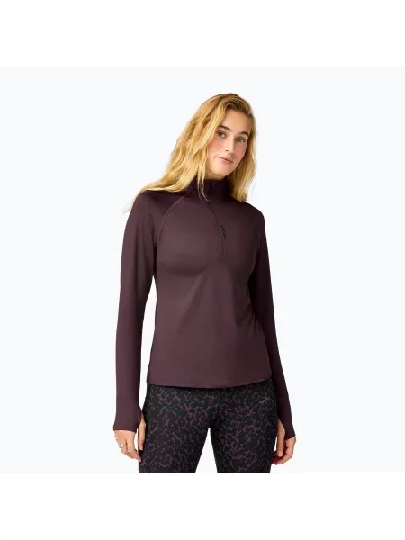 Bluză de alergare pentru femei Brooks Dash Zip brown maro