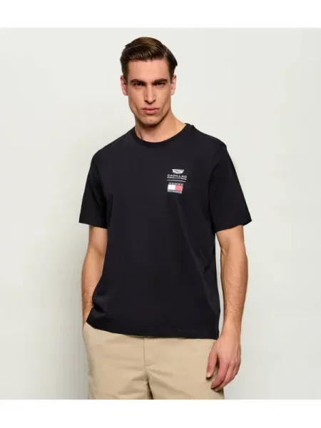 Tommy Hilfiger Tricou Tommy Hilfiger x Cadillac Formula 1 Team negru