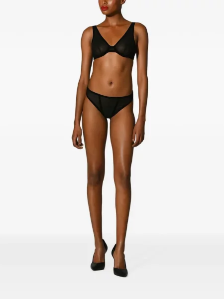 Sutien Wolford de catifea negru