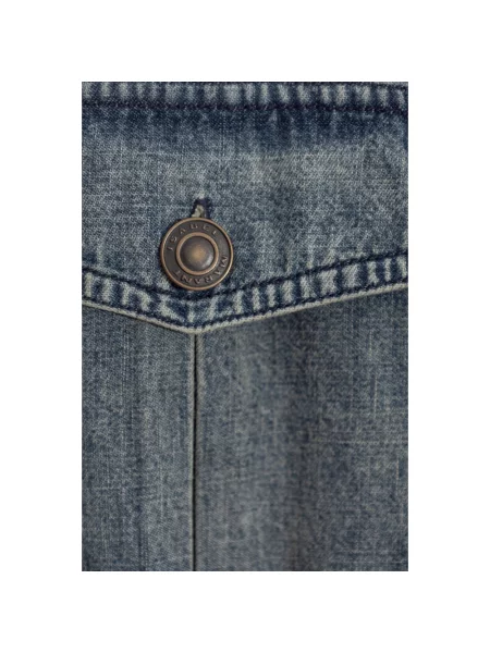 Kurtka jeansowa Marant Etoile niebieska