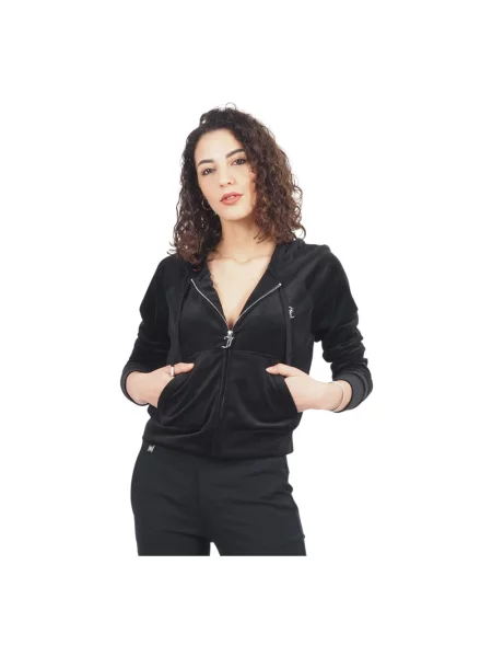 Kombinezon Juicy Couture z kapturem czarny