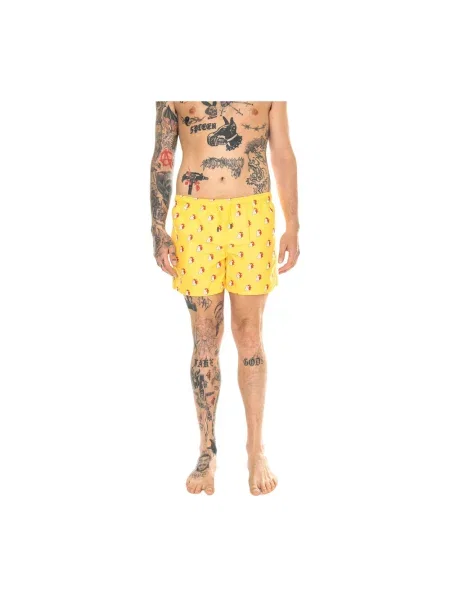 Strój kąpielowy Happy Socks żółty
