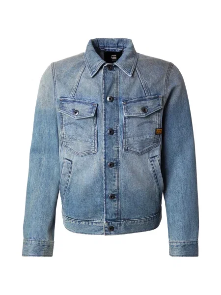 G-STAR Geacă de primăvară-toamnă denim albastru