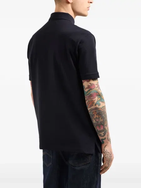 Tricou polo Armani Exchange albastru