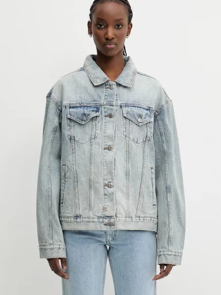KSUBI geacă din denim oversized jacket karma de tranzitie