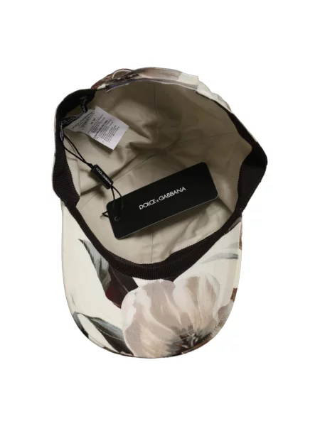 Czapka z daszkiem Dolce And Gabbana beżowa