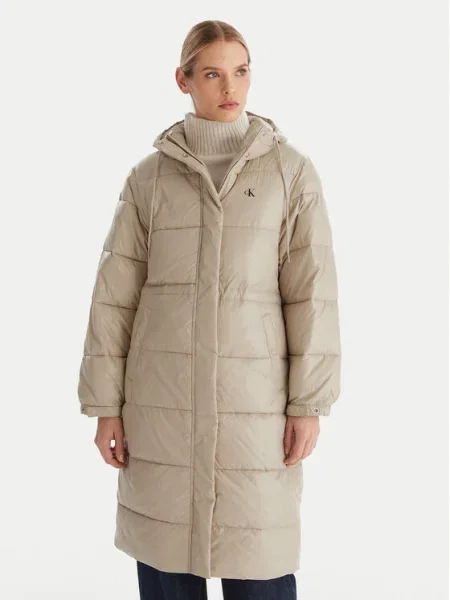 Яке Calvin Klein Jeans зимен модел бежово