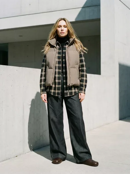 Сорочка в клітинку Seventeen чорний/бежевий кашемір чорна