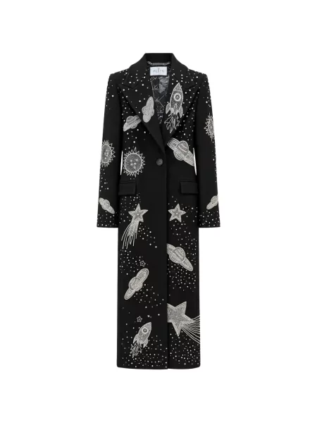 Lung palton Philipp Plein negru
