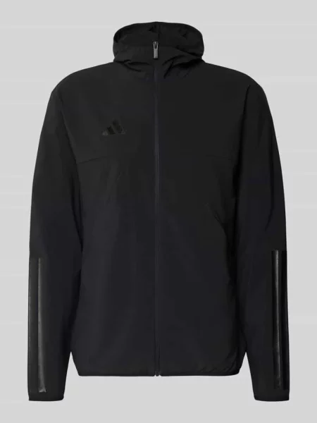 Kurtka funkcjonalna z szybkoschnącego materiału w kroju slim fit Adidas Sportswear czarna