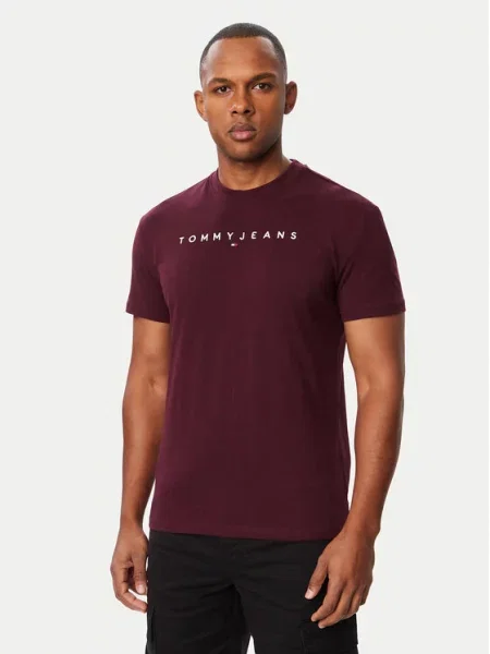 Tommy Jeans majica muška ljubičasta