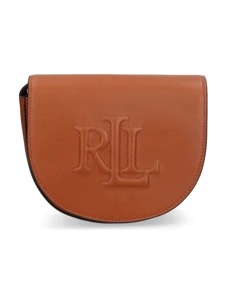 Torebka crossbody Ralph Lauren skórzana brązowa