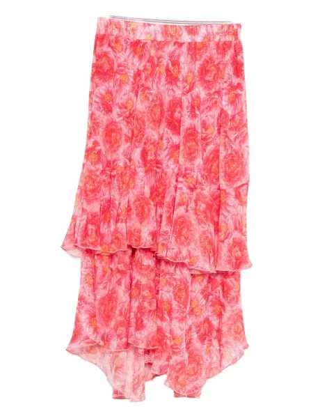 Fustă Styland cu model floral cu imagine roz