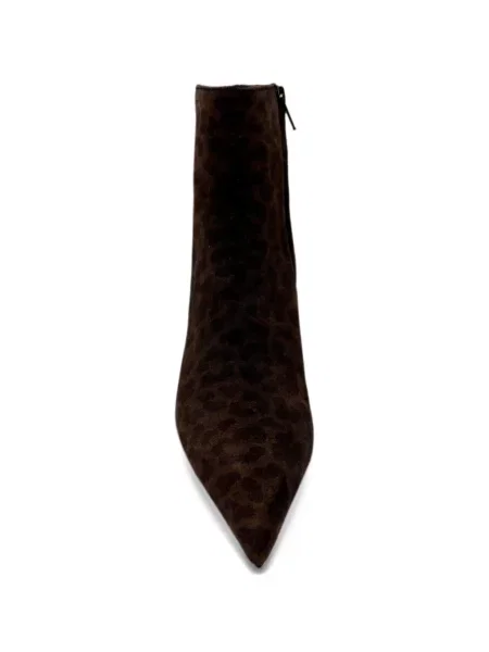 Cizme scurte Festa Milano cu imagine cu model leopard maro