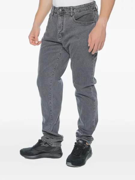 Blugi Armani Exchange cu 5 buzunare gri