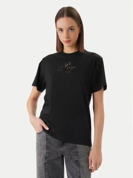 HUGO T-Shirt Vintage czarny