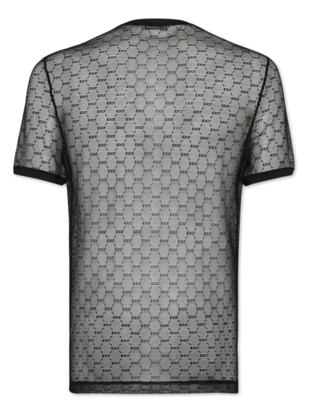 Koszulka Dsquared2 z nadrukiem czarna