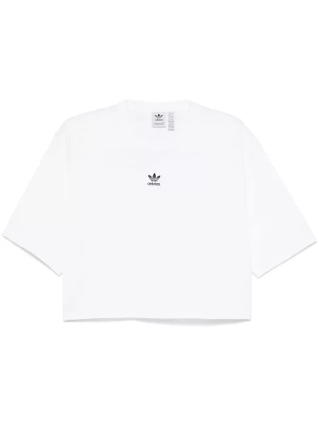 Cropp tricou Adidas cu dungi de costum alb