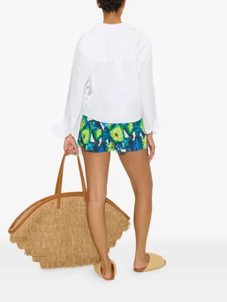 Pantaloni scurți Simon Miller cu model floral cu imagine albastru