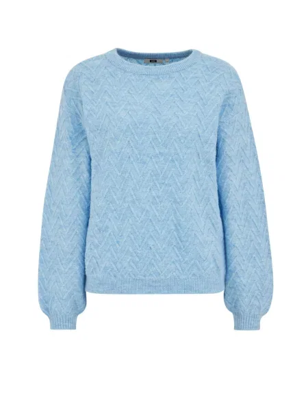 WE Fashion Pulover deschis albastru