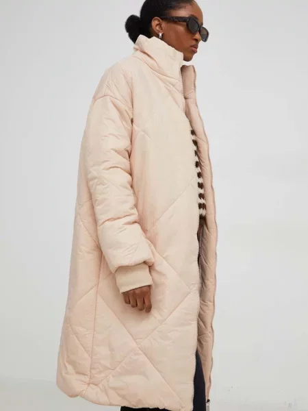 Куртка Answear Lab зимова oversize бежевий